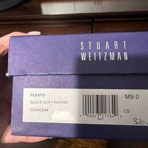 Stuart Weitzman Black Soft Patent Suit